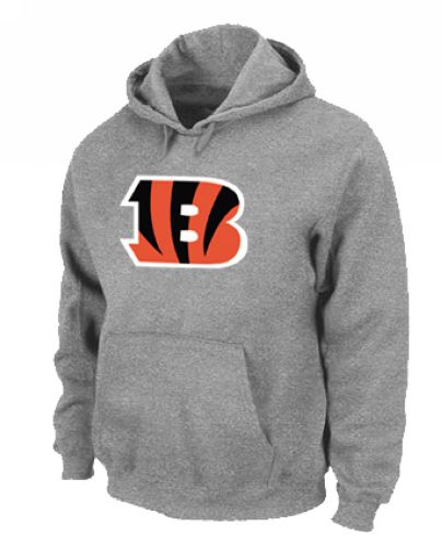 NFL Men's Nike Cincinnati Bengals Logo Pullover Hoodie - Grey